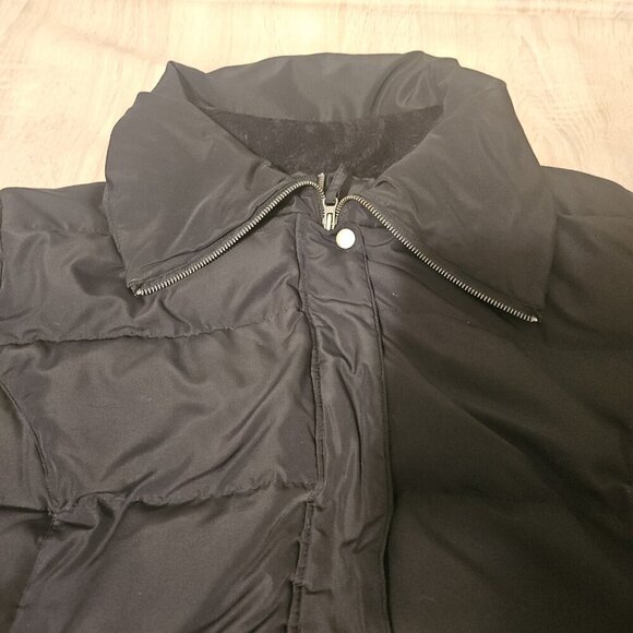 Style & Co Plus Size 24 W Black Down Filled Puffer Coat - Picture 3 of 10